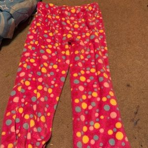 Fuzzy sleeping pants